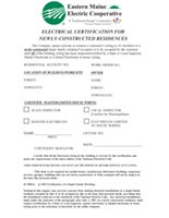 EMEC Technical Specs Eastern Maine Electric Cooperative